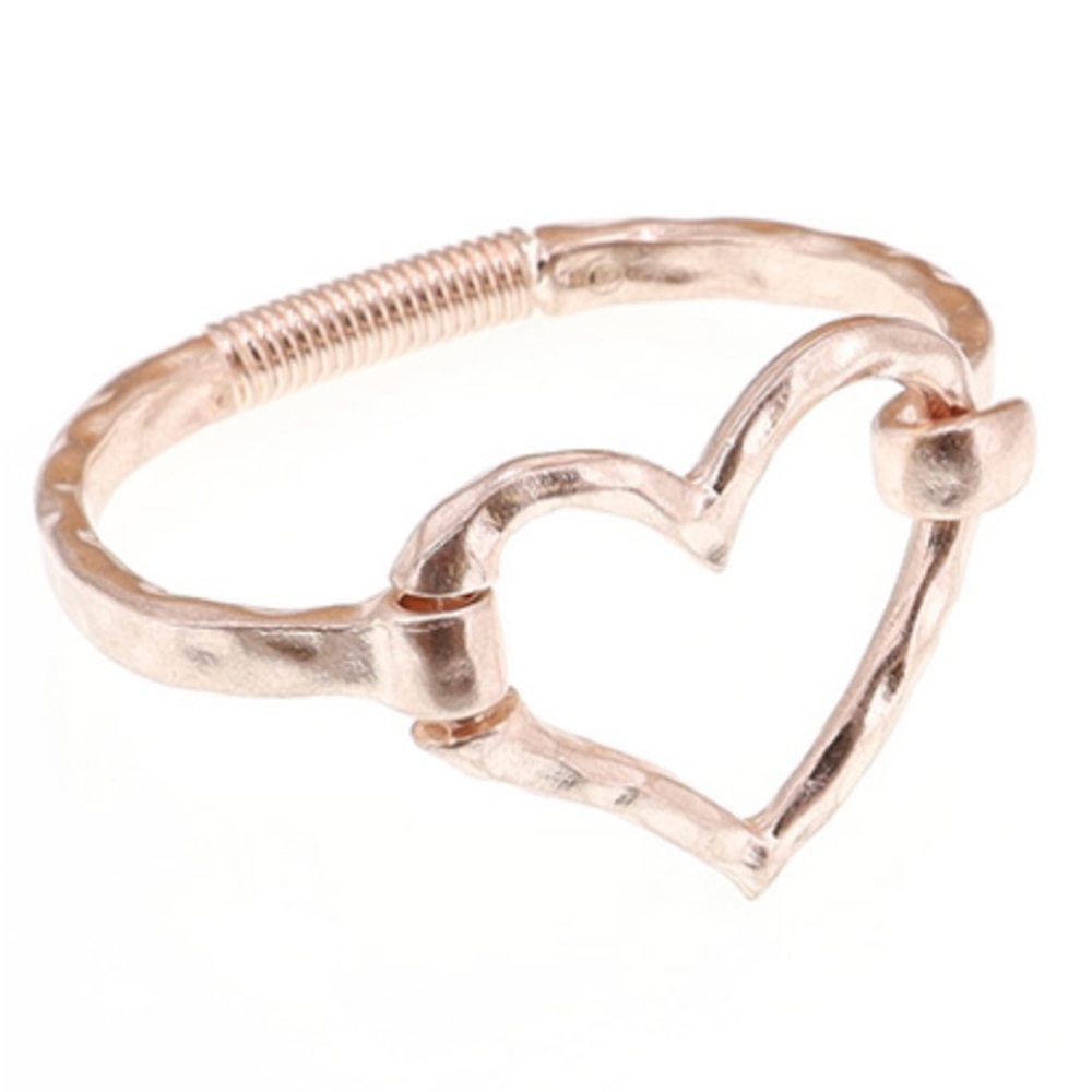 Rose Gold Heart Bracelet